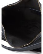 Bolso de piel azul medianoche GM1578 - 34x21x5 cm