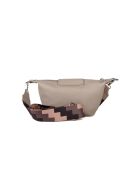 GM1571 beigegraue Ledertasche - 28x21x15cm