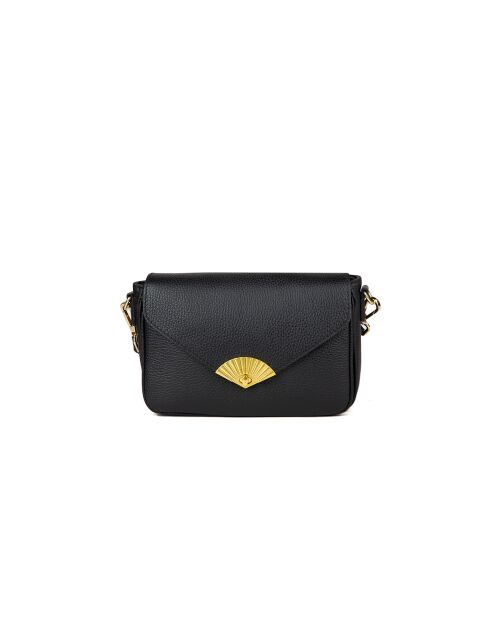 Sac GM1535 en cuir  noir - 25x16x10cm