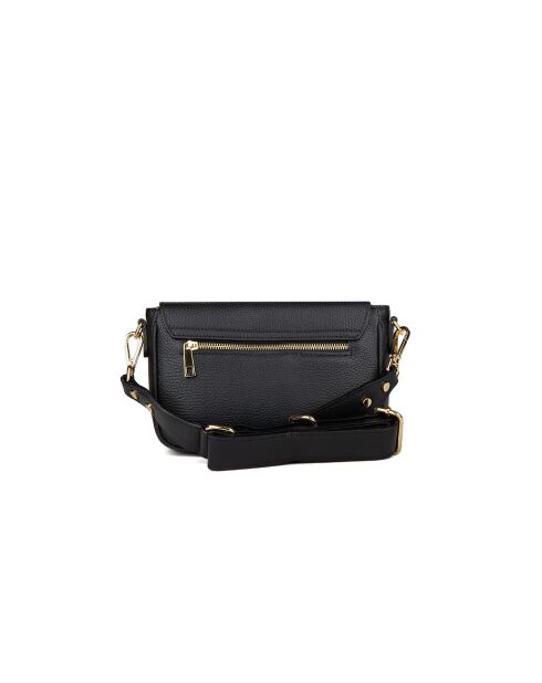 Sac GM1535 en cuir  noir - 25x16x10cm
