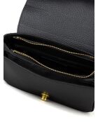 Bolso de piel negro GM1535 - 25x16x10cm
