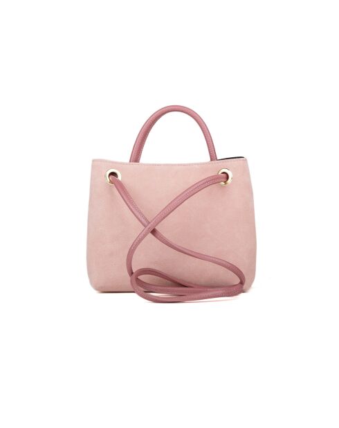 Borsa GM1536 in pelle rosa antico - 20x10x10cm
