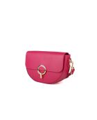 Borsa GM1606 in pelle fucsia - 24x14x8cm