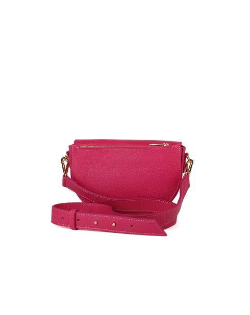 Borsa GM1606 in pelle fucsia - 24x14x8cm