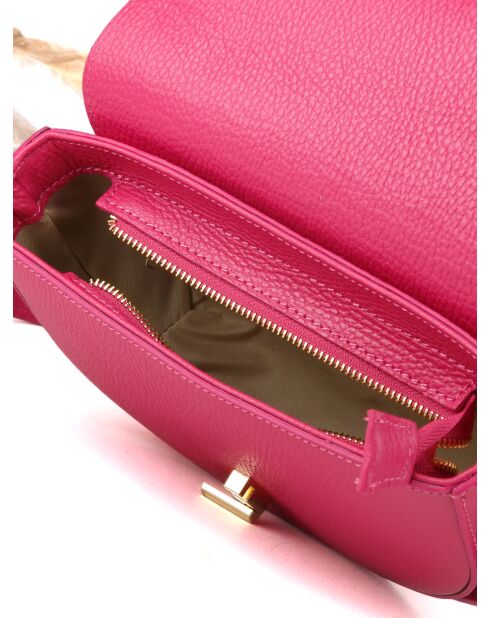 Borsa GM1606 in pelle fucsia - 24x14x8cm