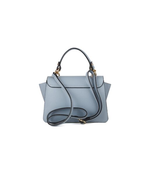 Sac GM1596 en cuir  bleu ciel - 25x15x5cm