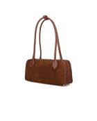 GM1518 walnussbraune Ledertasche - 35x17x11cm