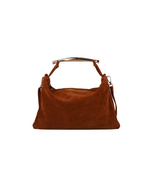 GM1612 walnussbraune Ledertasche - 30x18x7cm