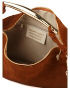 GM1612 walnussbraune Ledertasche - 30x18x7cm