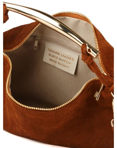 GM1612 walnussbraune Ledertasche - 30x18x7cm