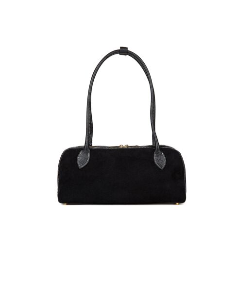 GM1518 schwarze Ledertasche - 35x17x11cm