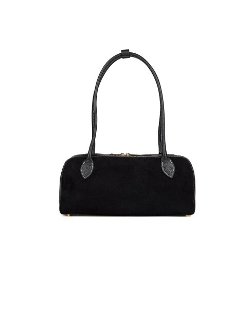 GM1518 schwarze Ledertasche - 35x17x11cm
