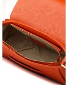 GM1525 terracotta leren tas - 32x18x11cm