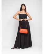 GM1525 terracotta leren tas - 32x18x11cm