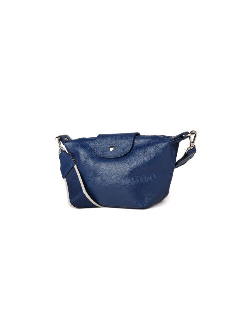 GM1571 marineblaue Ledertasche - 28x21x15cm