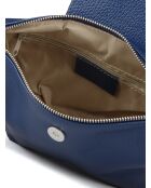 GM1571 marineblaue Ledertasche - 28x21x15cm