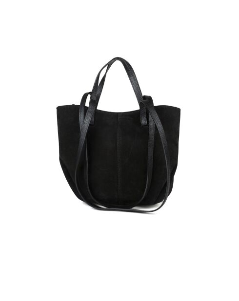 Sac GM1588 en cuir  noir - 30x25x8cm