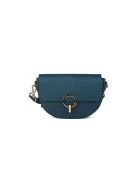 GM1606 donkerblauwe leren tas - 24x14x8cm