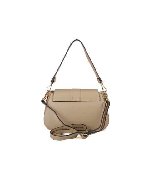 GM1579 beigegraue Ledertasche - 28x16x8cm