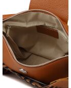 GM1571 goldbraune Ledertasche - 28x21x15cm