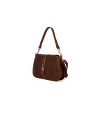 GM1610 bruine leren tas - 25x17x7cm