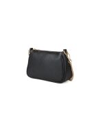 Sac GM1557 en cuir  noir - 22x13x7cm