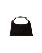 GM1612 schwarze Ledertasche - 30x18x7cm