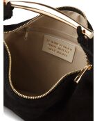 GM1612 schwarze Ledertasche - 30x18x7cm