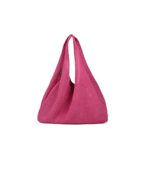 GM1574 fuchsiafarbene Ledertasche - 32x20x10cm