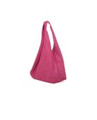 GM1574 fuchsiafarbene Ledertasche - 32x20x10cm