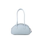 Bolso de piel azul cielo GM1597 - 30x15x12cm