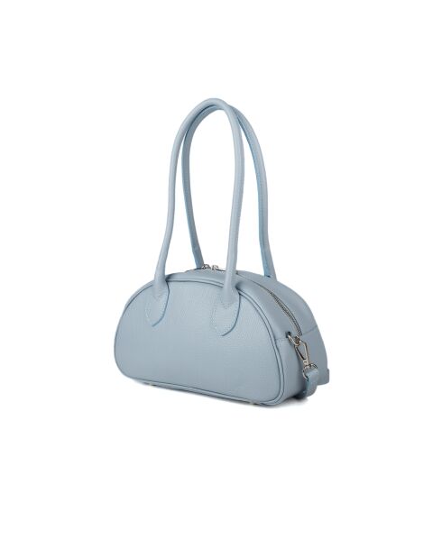 Sac GM1597 en cuir  bleu ciel - 30x15x12cm