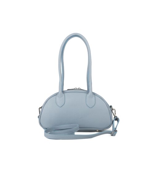 Sac GM1597 en cuir  bleu ciel - 30x15x12cm