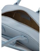 Bolso de piel azul cielo GM1597 - 30x15x12cm