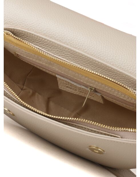 Borsa GM1576 in pelle beige chiaro - 24x17x10cm