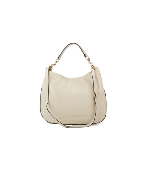 Borsa GM1559 in pelle beige chiaro - 28x41x13cm