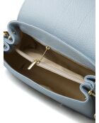 GM1601 himmelblaue Ledertasche - 25x18 x8cm