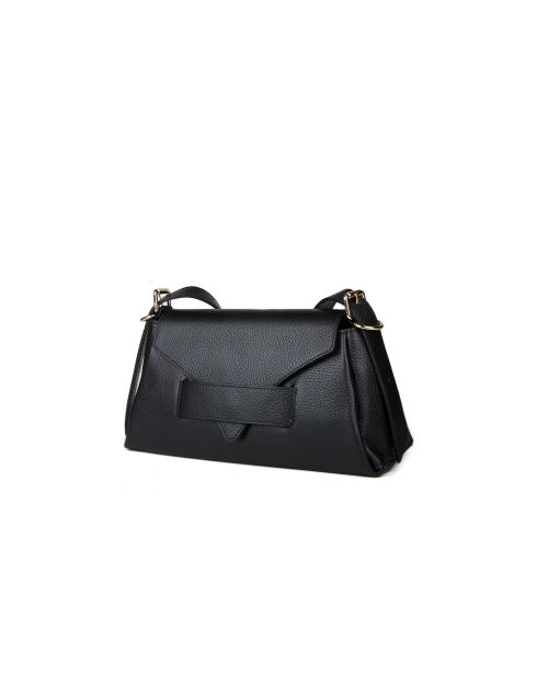 GM1525 zwarte leren tas - 32x18x11cm