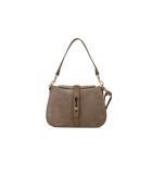 Sac GM1610 en cuir  taupe - 25x17x7cm