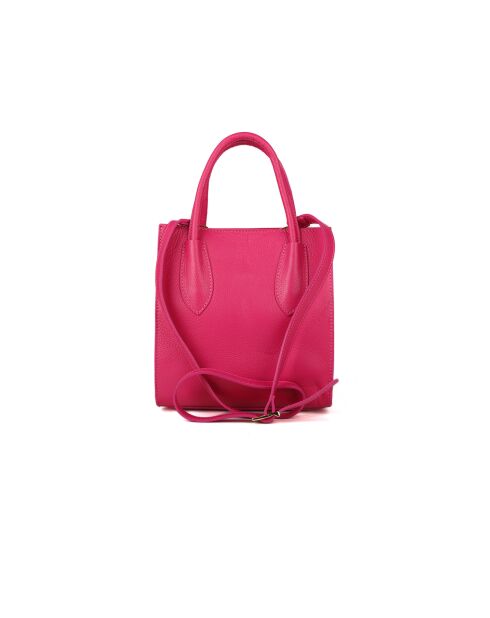 Borsa GM1561 in pelle fucsia - 25x27x17cm