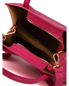 Borsa GM1561 in pelle fucsia - 25x27x17cm