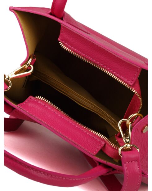 Borsa GM1561 in pelle fucsia - 25x27x17cm