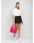 Borsa GM1561 in pelle fucsia - 25x27x17cm