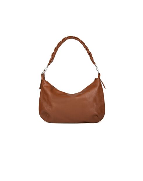 Sac GM1511 en cuir  marron - 42x26x7cm