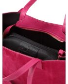 Borsa GM1588 in pelle fucsia - 30x25x8cm