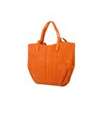 GM1588 oranje leren tas - 30x25x8cm