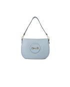 Bolso de piel azul cielo GM1581 - 28x20x8cm