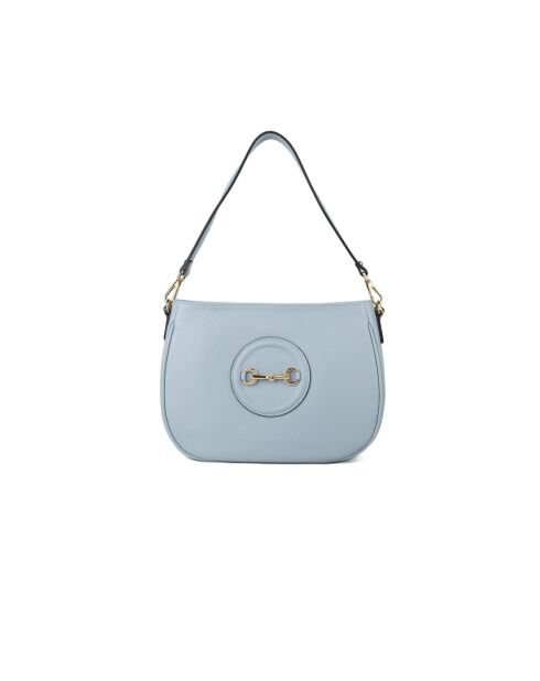 Sac GM1581 en cuir  bleu ciel - 28x20x8cm