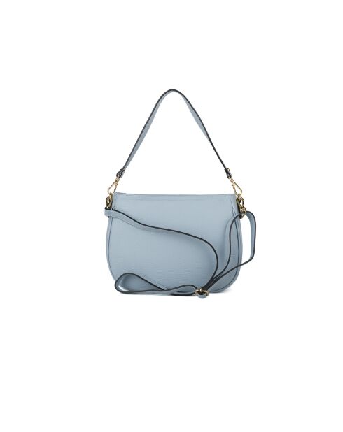 Sac GM1581 en cuir  bleu ciel - 28x20x8cm
