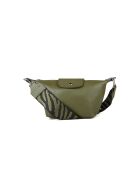 GM1571 militärgrüne Ledertasche - 28x21x15cm